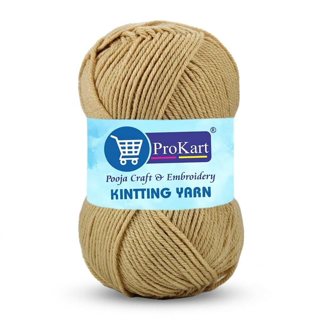 ProKart Knitting Yarn – Light Beige