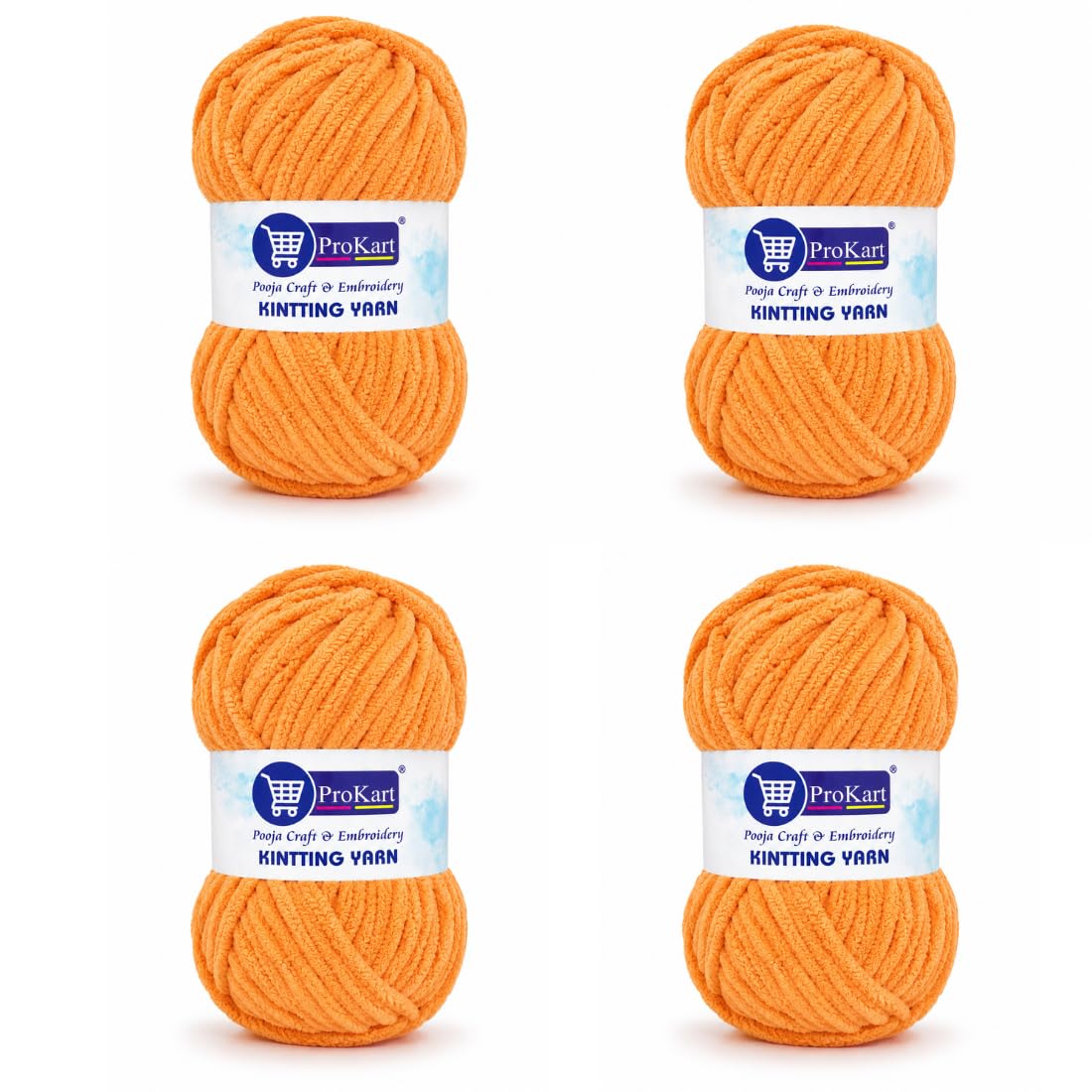 ProKart Premium Peach Blankie Yarn – Pack of 4 (100g Each)