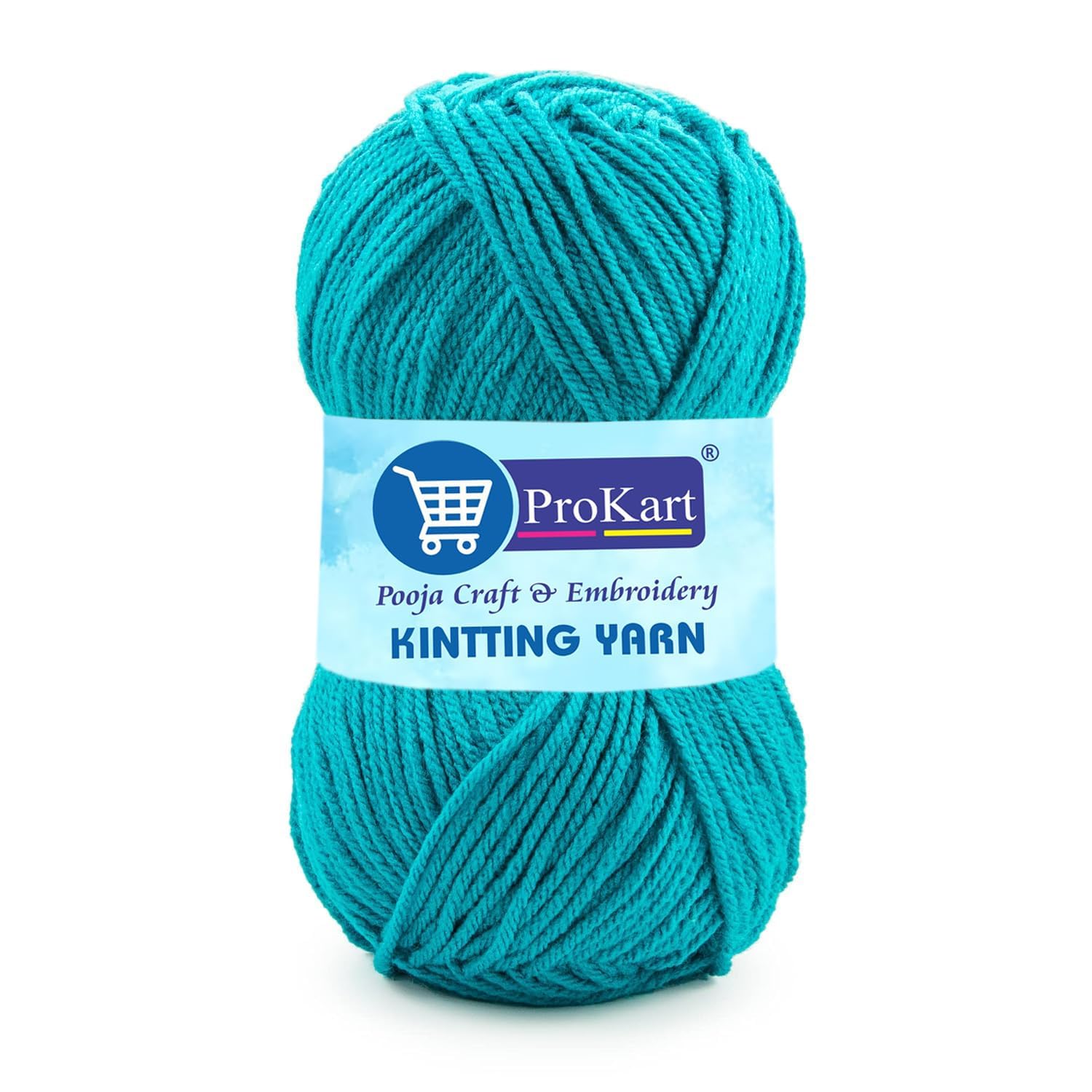 ProKart Premium Knitting Yarn – Teal Blue