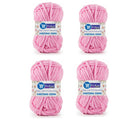 ProKart Premium Baby Pink Blankie Yarn – Pack of 4 (100g Each)