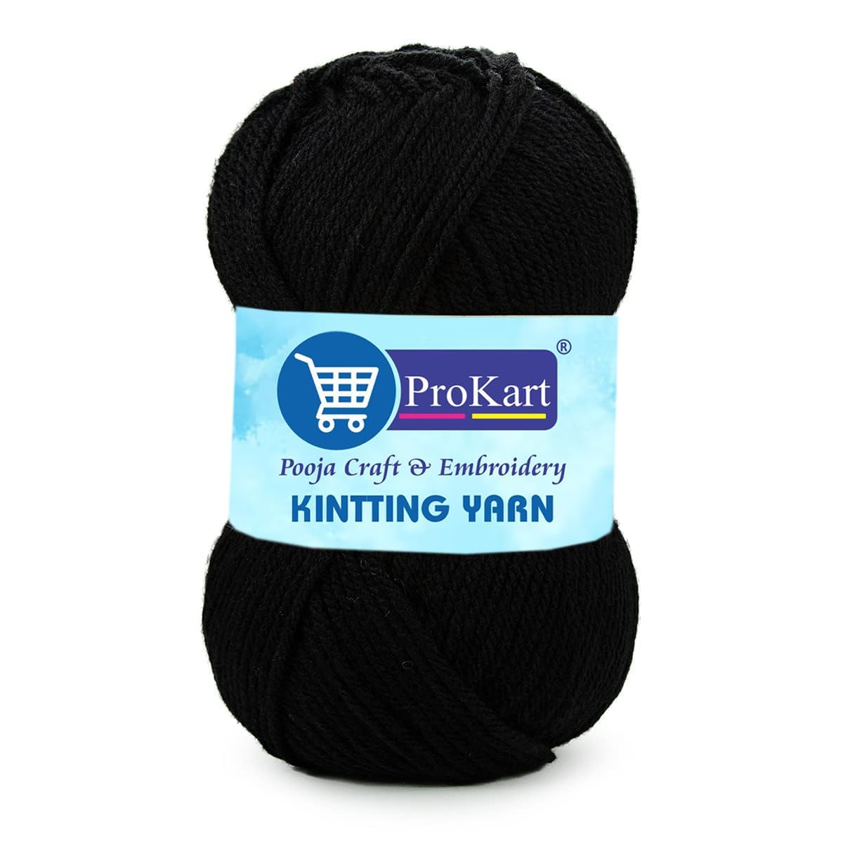 ProKart Premium Knitting Yarn – Soft 4 Ply Hand Knitting & Crochet Yarn (Light Blue)