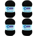 ProKart Premium 4 Ply Woolen Knitting Yarn – Black (100g x 4 Pack)