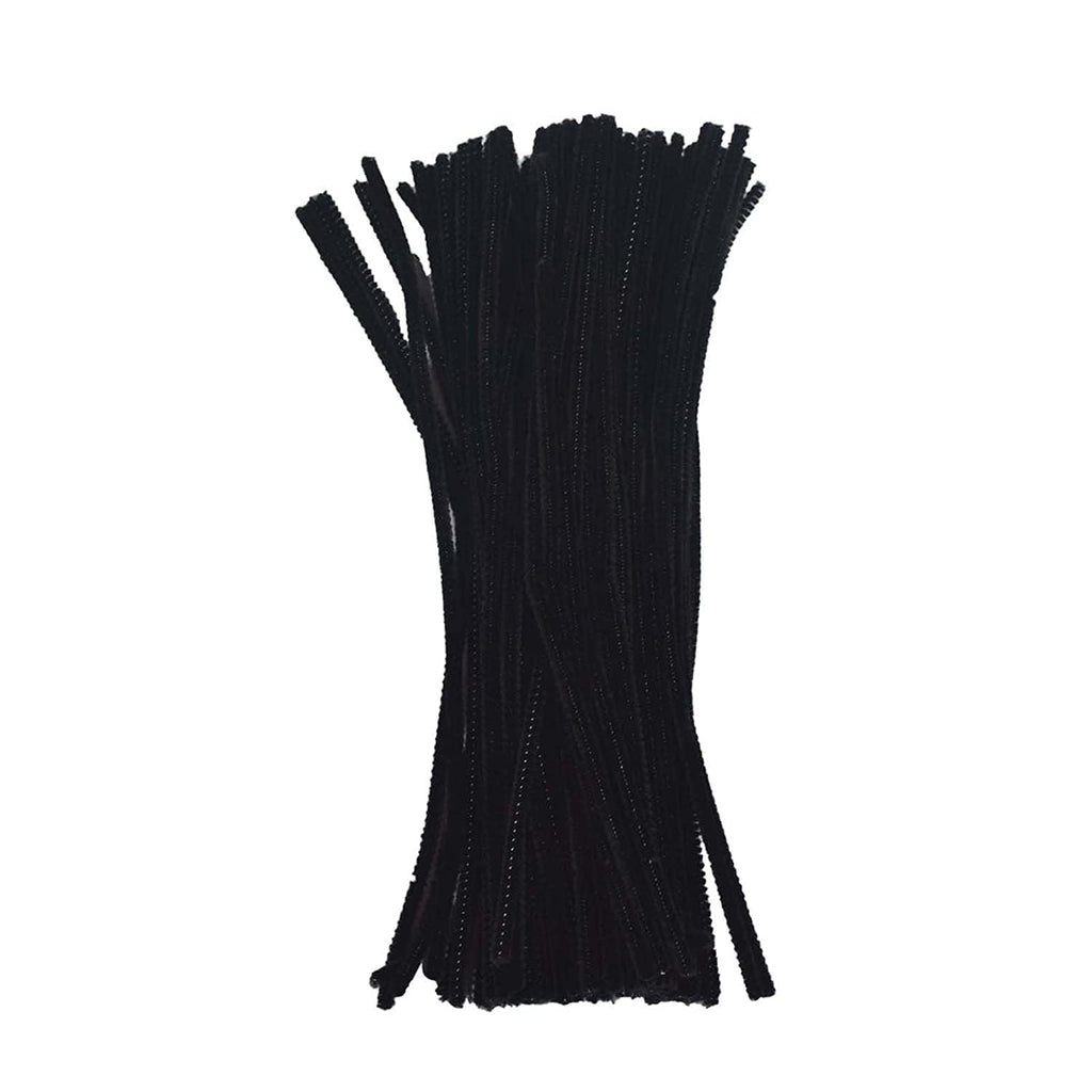 ProKart Black Pipe Cleaners for Crafts – 100 Pcs (12 Inches)