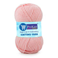 ProKart Premium Knitting Yarn – Soft 4 Ply Hand Knitting & Crochet Yarn (Baby Pink)