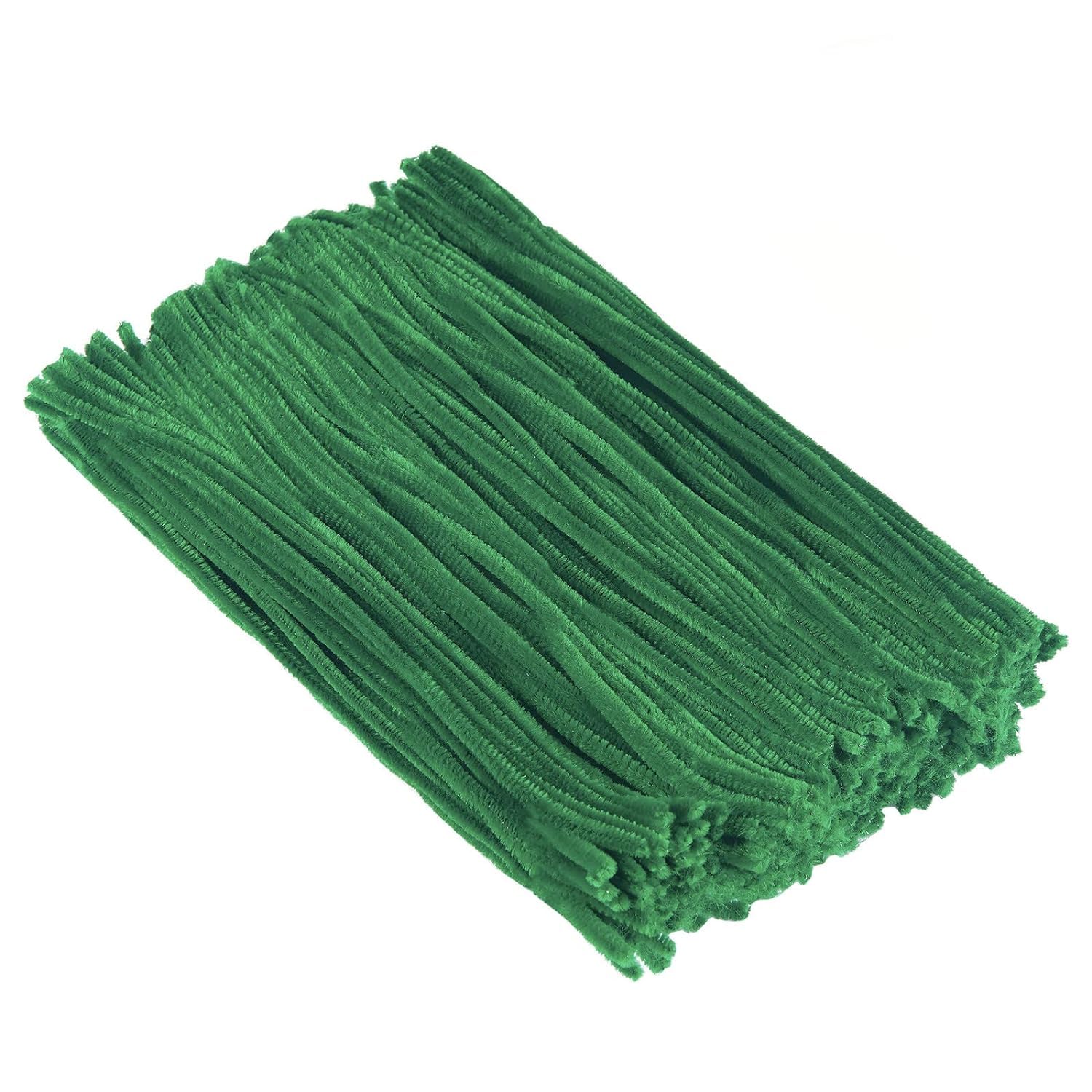 ProKart Dark Green Pipe Cleaners for Crafts – 30 Pcs, 12 Inches