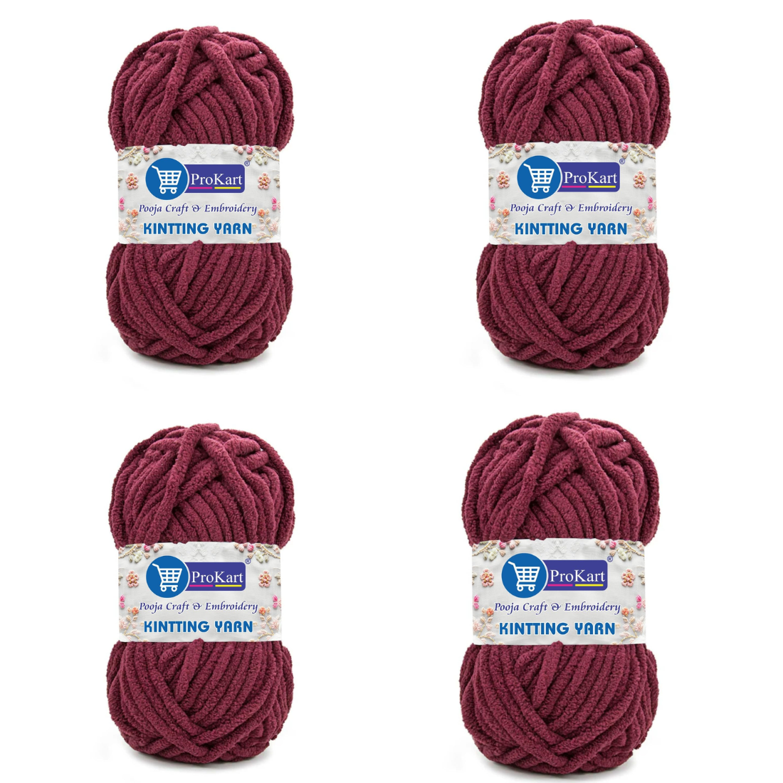 ProKart Premium Blankie Wool-Dark Wine