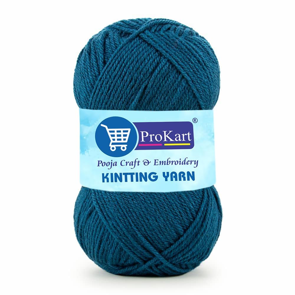 ProKart Knitting Yarn – Dark Teal Blue