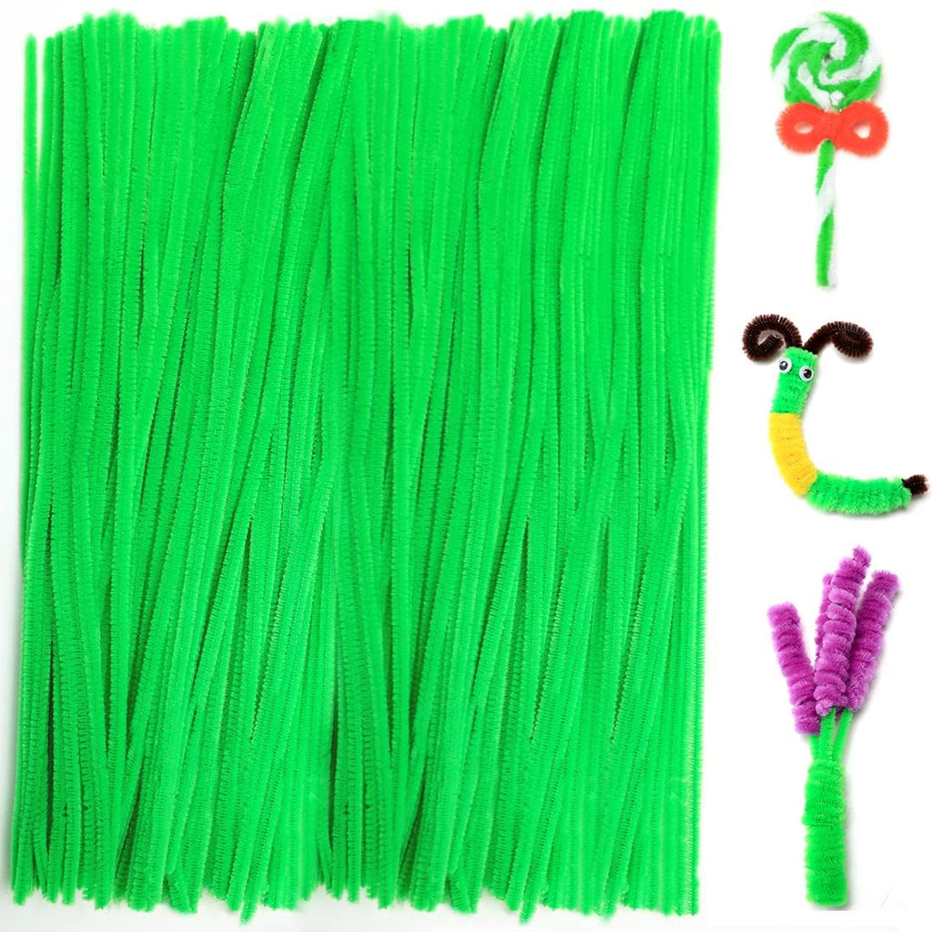 ProKart Light Green Pipe Cleaners for Crafts – 100 Pcs (12 Inches)