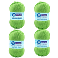 ProKart Premium 4 Ply Woolen Knitting Yarn – Light Green (100g x 4 Pack)