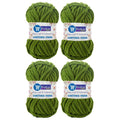 ProKart Premium Blankie Wool (Mehndi Green, 100gms x 4 Pack)