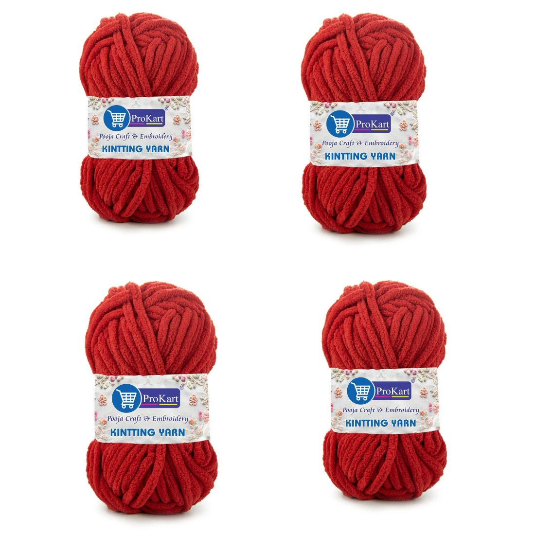 ProKart Premium Blankie Wool (Maroon)