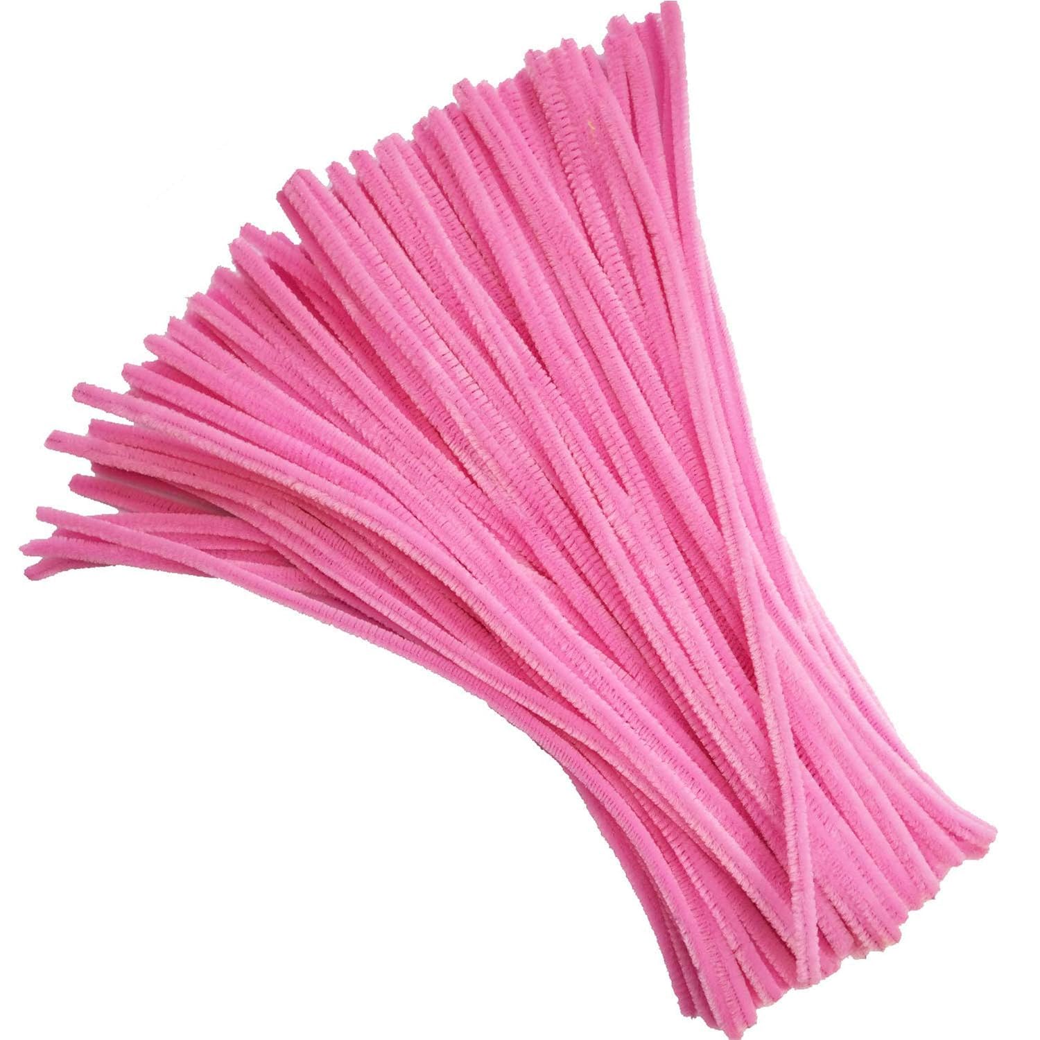 ProKart Pink Pipe Cleaners for Crafts – 30 Pcs, 12 Inches