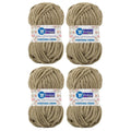 ProKart Premium Blankie Wool,(Sand Brown, 100gms x 4 Pack)