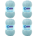 ProKart Premium 4 Ply Woolen Knitting Yarn, Sky Blue (100g x 4 Pack)