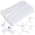 ProKart White Pipe Cleaners for Crafts – 30 Pcs, 12 Inches