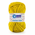 ProKart Blankie Yarn – Super Soft Velvet Chenille Knitting & Crochet Yarn (Mustard Yellow)