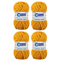 ProKart Premium Blankie Wool   (Yellow Mango, 100gms x 4 Pack)