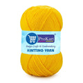 ProKart Premium Knitting Yarn – Soft 4 Ply Hand Knitting & Crochet Yarn (Yellow Mango)